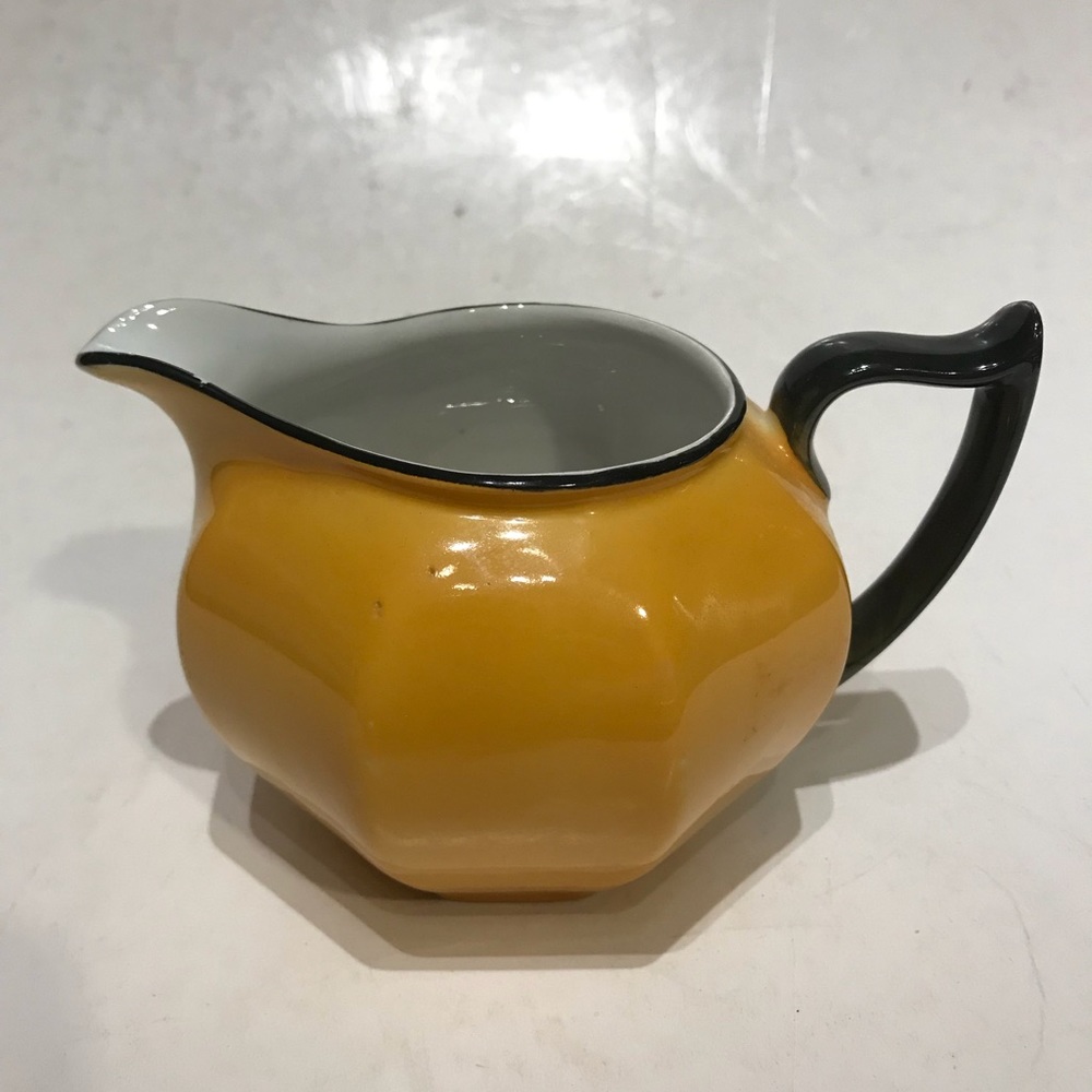 Z.S. & Co. Zen Scherzer Bavaria Germany Art Deco Orange Creamer.